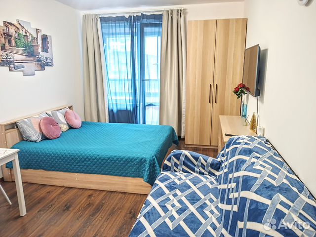 

Квартира-студия, 26 м², 2 кровати