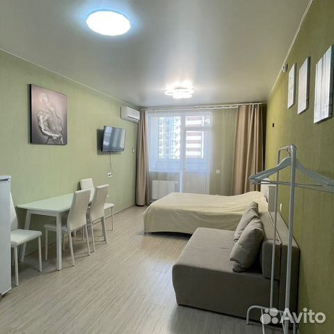 

Квартира-студия, 30 м², 2 кровати