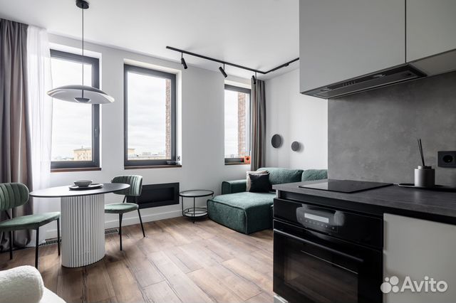 

Квартира-студия, 35 м², 1 кровать
