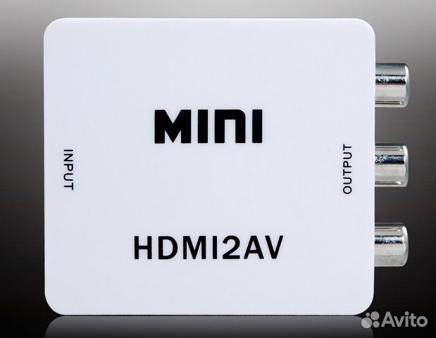 Конвертер из hdmi в AV (3RCA) 1080P HD