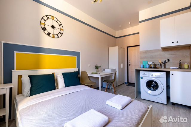 

Квартира-студия в апарт-отеле, 23 м², 1 кровать