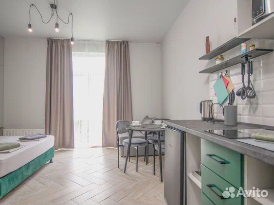 

Квартира-студия, 20 м², 2 кровати
