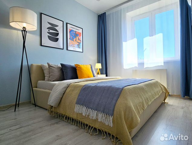 

1-к. квартира, 38 м², 2 кровати