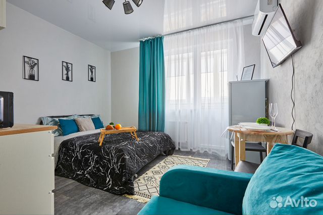 

Квартира-студия, 30 м², 1 кровать