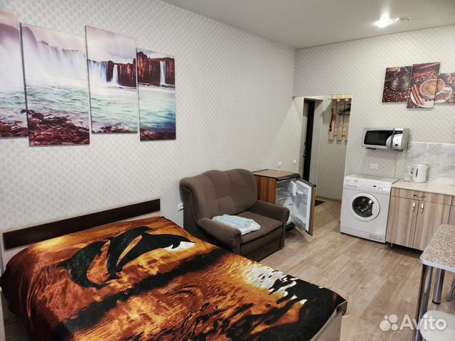 

Квартира-студия, 20 м², 2 кровати