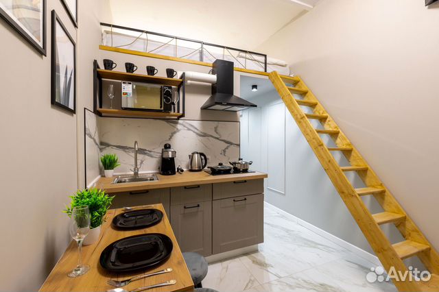 

Квартира-студия, 17 м², 2 кровати