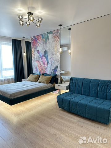 

1-к. квартира, 37 м², 2 кровати
