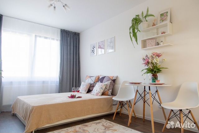 

Квартира-студия, 21 м², 1 кровать