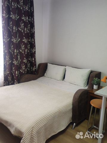 

Квартира-студия, 27,5 м², 2 кровати