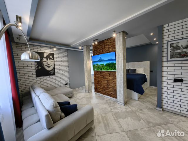 

Квартира-студия, 42 м², 2 кровати