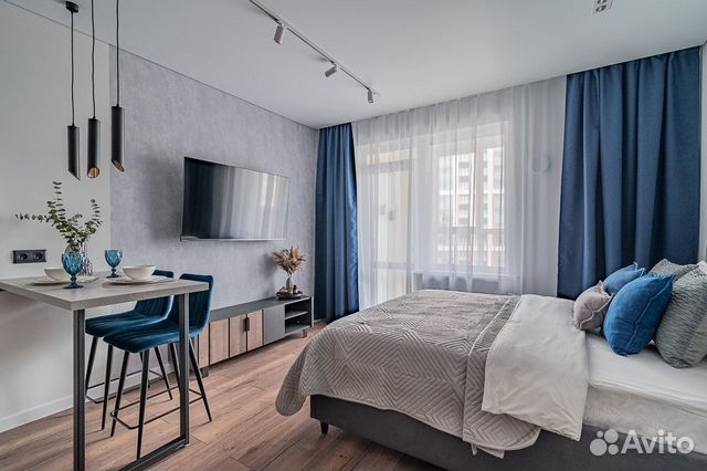 

Квартира-студия, 24 м², 1 кровать