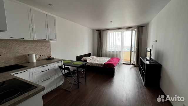 

Квартира-студия, 30 м², 1 кровать