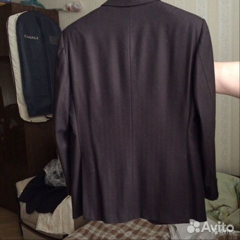 Мужской пиджак ручной работы, сделанный в Италии