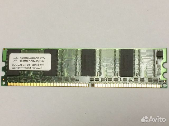 Оперативная память DDR400 128Mb