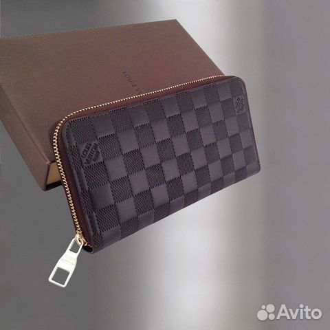 Кожаный клатч кошелек Louis Vuitton 60017-5
