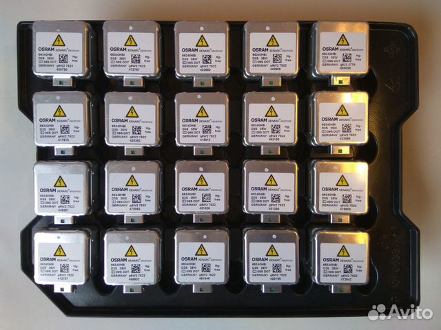 Оригинальные ксеноновые лампы D1S D2S D3S - Новые
