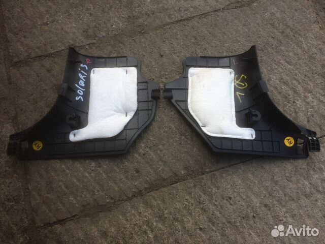 Накладка порога передняя Hyundai Solaris 1 Накладка порога передняя Hyundai Solaris 1