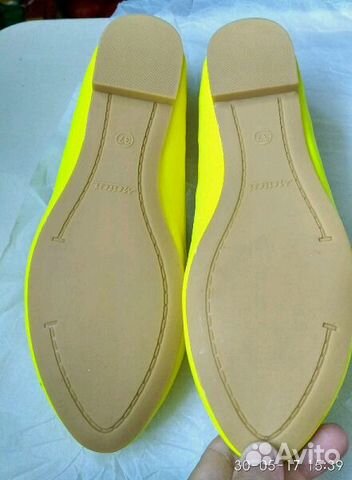 Новые яркие балетки