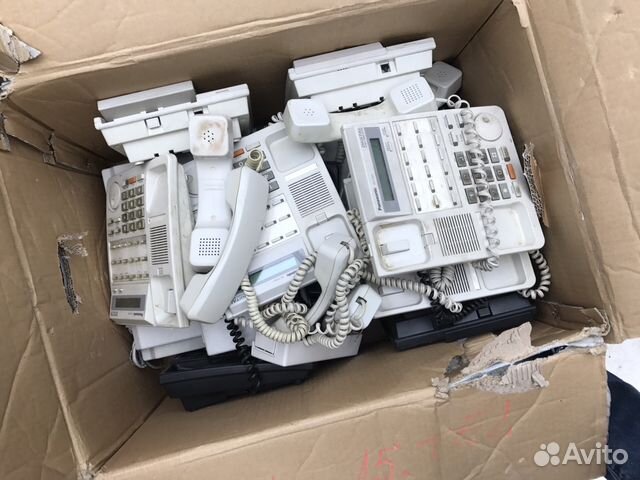 Цифровая атс Panasonic KX-TD816RU и 10 тел