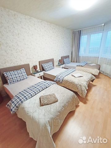 

1-к. квартира, 45 м², 4 кровати