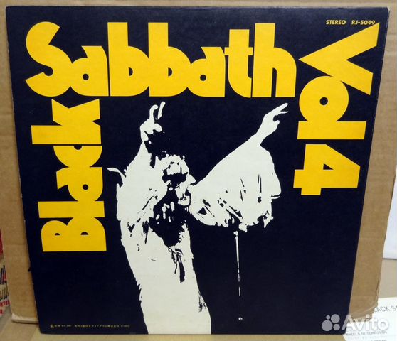 Black Sabbath Black Sabbath Vol 4 1972 Japan 1st Black Sabbath Black Sabbath Vol 4 1972 Japan 1st