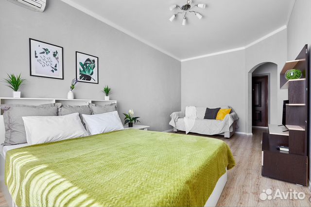 

1-к. квартира, 40 м², 2 кровати