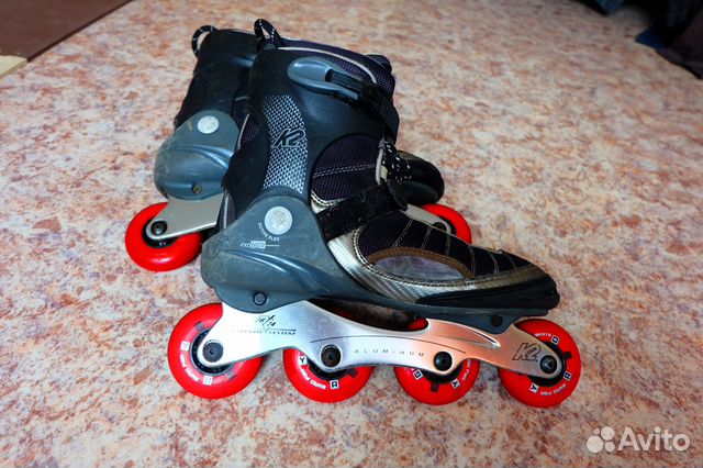 Коньки роликовые К2 р 46 колеса 80 мм Коньки роликовые К2 р 46 колеса 80 мм