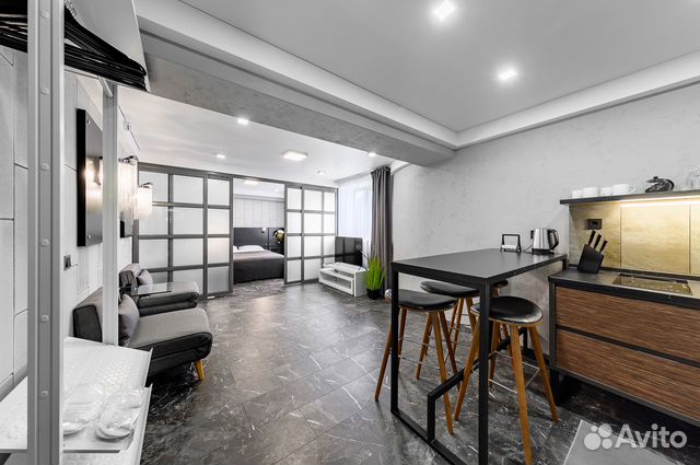 

1-к. квартира в апарт-отеле, 34,8 м², 3 кровати