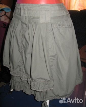 Юбка ассиметричного кроя, х/б,р. L, б/у