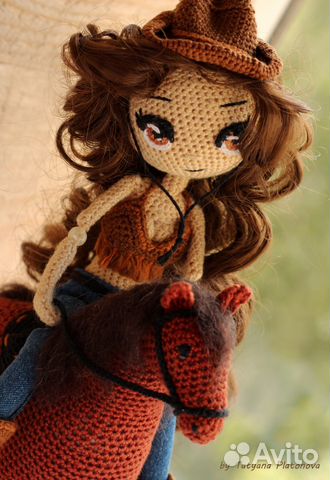 Игрушки. Вязаная кукла Джессика Игрушки. Вязаная кукла Джессика