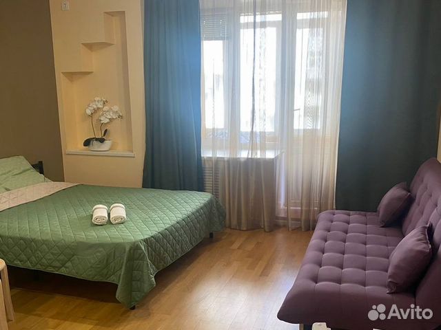 

Квартира-студия, 25 м², 2 кровати