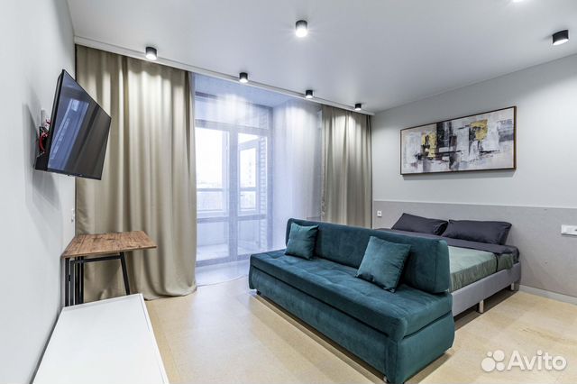 

Квартира-студия, 30 м², 2 кровати