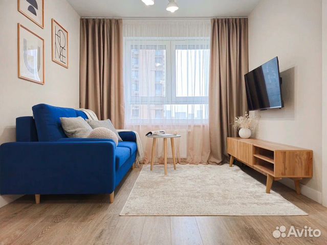 

1-к. квартира, 34 м², 2 кровати
