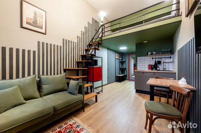 

Квартира-студия, 30 м², 2 кровати