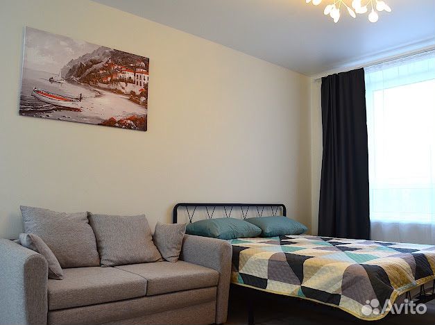 

Квартира-студия, 30 м², 2 кровати