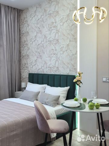 

Квартира-студия, 28 м², 2 кровати