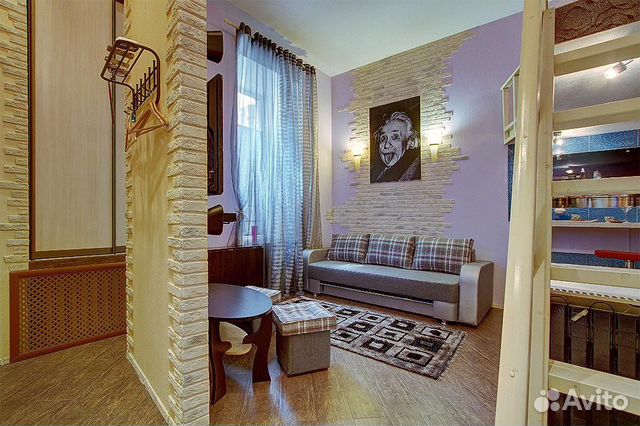 

Квартира-студия, 27 м², 3 кровати