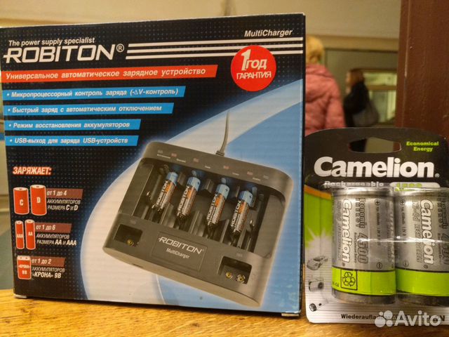 Аккумуляторы HR20 (D) Camelion 4500mAh 1.2V Аккумуляторы HR20 (D) Camelion 4500mAh 1.2V
