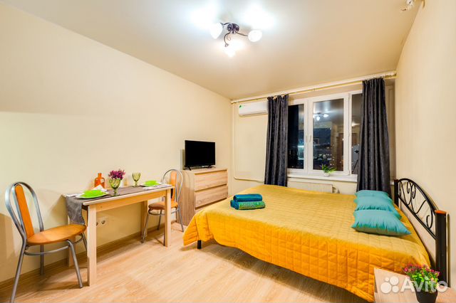 

Квартира-студия, 23 м², 1 кровать