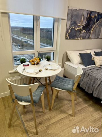 

Квартира-студия, 28 м², 2 кровати