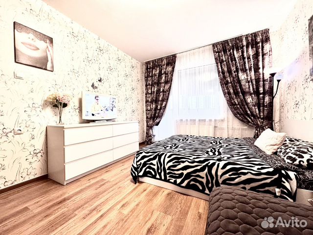 

1-к. квартира, 38 м², 3 кровати