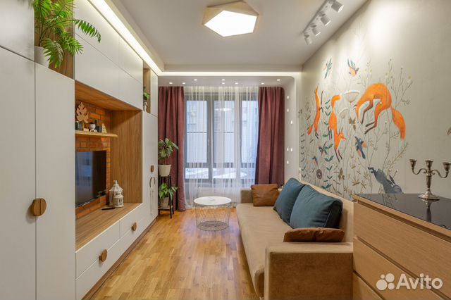 

1-к. квартира, 35 м², 3 кровати