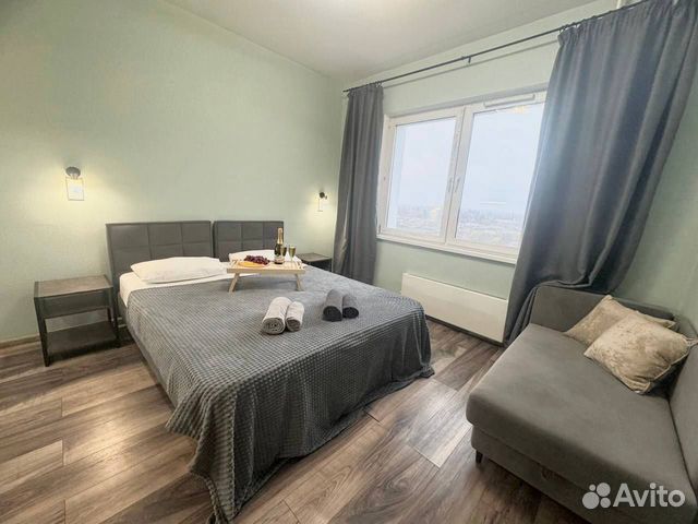 

Квартира-студия, 25 м², 3 кровати
