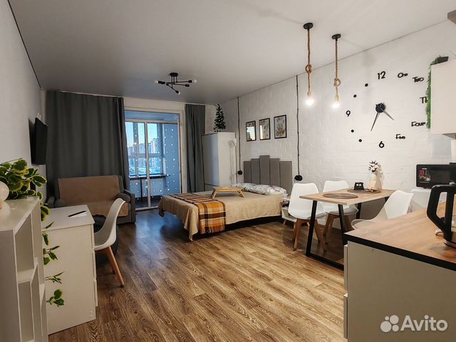 

Квартира-студия, 38 м², 2 кровати