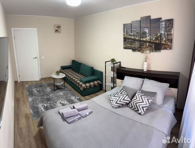 

1-к. квартира, 36 м², 2 кровати