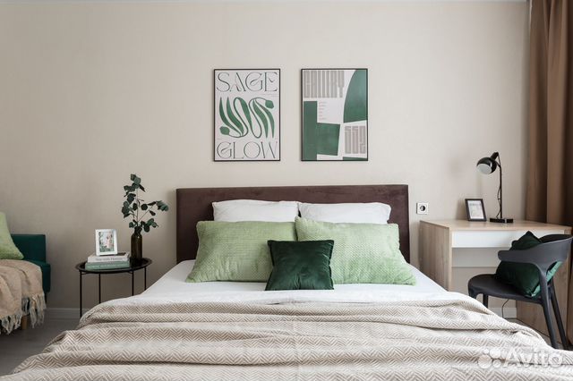 

1-к. квартира, 35,8 м², 2 кровати