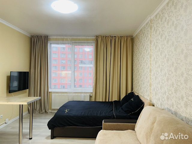 

Квартира-студия, 30 м², 2 кровати