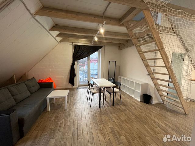 

Квартира-студия, 45 м², 2 кровати
