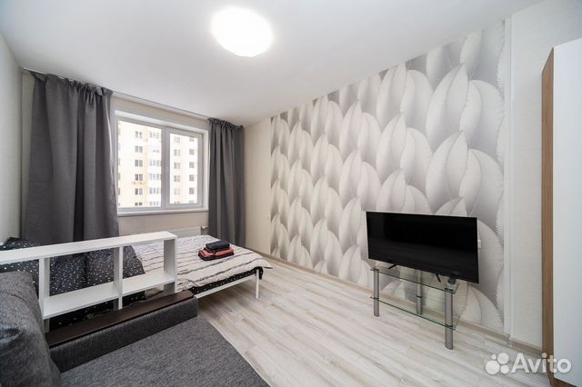 

1-к. квартира, 42 м², 2 кровати
