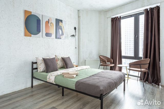 

1-к. квартира, 40 м², 2 кровати